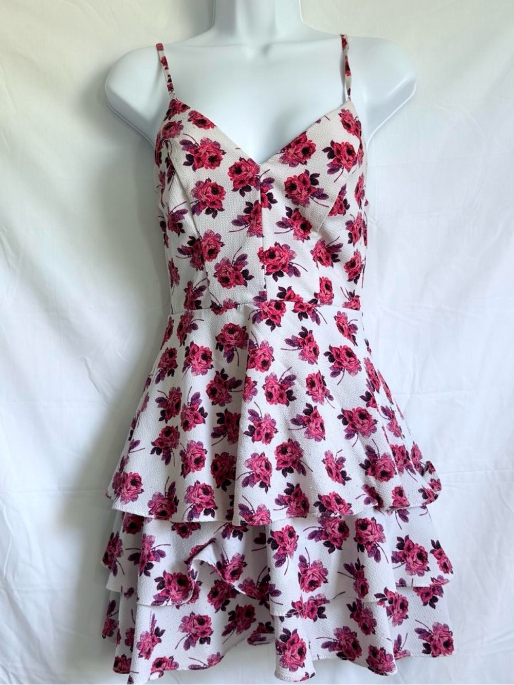 b darlin rose floral dress